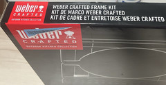 Weber Crafted Spirit Genesis 2016 Outdoor Kitchen Smoke Spirit Frame Kit 7678