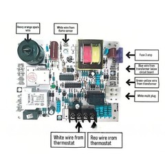 Upgrade 60105 Control Board for Efficient Heating in For Garages and Shops