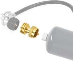 Converter Propane LP TANK POL Service Valve to QCC Type 1 Outlet Brass Adapter