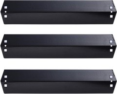 P9505A(3-Pack) Porcelain Steel Heat Plate,Heat Shield, Heat Tent for Chargril…