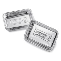 New Weber 6415 10 Pack 8.5″ x 6″ Disposable Aluminum Foil Grill Drip Pan