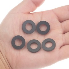 Propane Gas Adapter O-Rings, 10Pcs Tank Gasket, Black