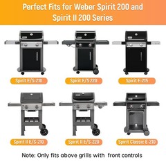 Spirit E-210 7635 Flavorizer Bars and 69785 Grill Burner for Weber Spirit I &…