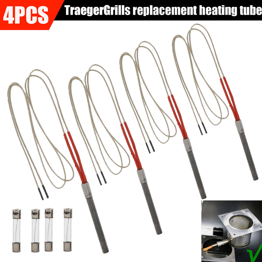 4 pcs Hot Rod Igniter Kit for Traeger Wood Pellet Grill Smokers Pit Boss
