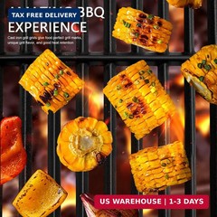 GGC 7638/7639 Grill Grates for Weber Spirit &Spirit II 300 Series, 17.5″ Grill P
