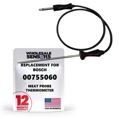 00755060 Replacement Meat Probe Thermometer Range, Oven, Grill, Baker Black