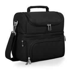 PICNIC TIME Pranzo Lunch Bag Expandable Insulated Box with Picnic Set, Stylish