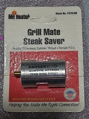 Mr Heater Grill Mate Steak Saver Female Throwaway Cylinder Thread X Female POL
