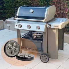 8-Inch Wheels for Weber genesis II Grill & Genesis II LX 300 200 400 600 Series