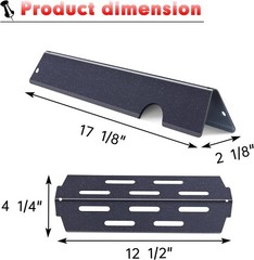 Grill flavor strips suitable for Weber Genesis II E-410, S-410, LX E-440, S-440