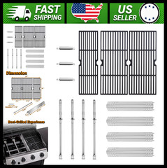 Charbroil Performance 4 Burner Grill Replacement Parts Heat Tent Burner Grates
