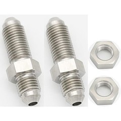 Stainless Steel -3 AN Male Flare Bulkhead Union Brake Hose 3AN-2 PCS Straight