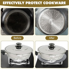 3 Pcs Simmer Plate Heat Diffuser for Gas Stove 7.87/9.45/11” Round Stove Diffus
