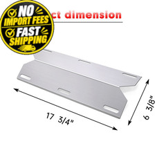 Cozilar 17 3/4″ Grill Heat Shield Plates Burner Cover Gas Grill…