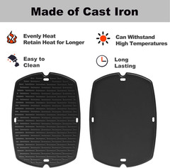 7582 Griddle Replacement Parts for Weber Q1200 Q1000 Q1400 Q120 Q140 Q100 Cast I
