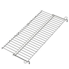 SafBbcue 66044 Warming Rack Upgrade Genesis II 25-3/4″ Lx 6″W X 2″ H, Silver