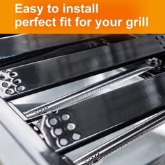 Grill Replacement Parts 4 Burner Tubes & Heat Plates for Expert 720-0789H