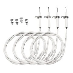 4-Pack Igniter Wire & Ceramic Electrode Kit for Jenn Air BBQ Vermont Casting