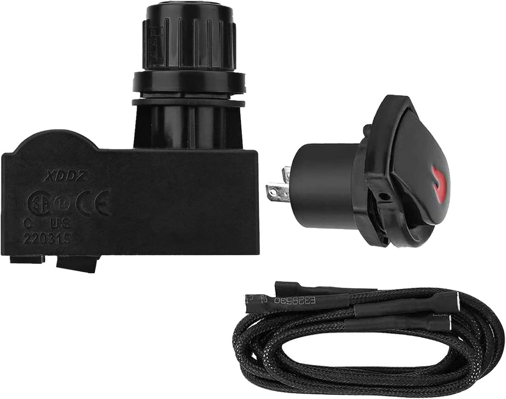 4 Outlets Igniter with Electronic Ignition Button for Charbroil Igniter Replacem