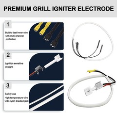 7642 Grill Igniter Kit for Weber Spirit 210 & Spirit 310 Gas Grill, Spirit E-…