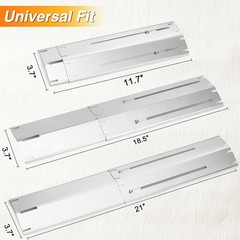 4 Pack Universal Heat Plate Adjustable Heat Tent ,Extends from 11.7″ up to 21″ L