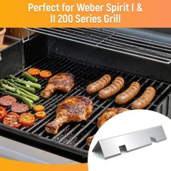 Spirit E-210 7635 Flavorizer Bars and 69785 Grill Burner for Weber Spirit I &…