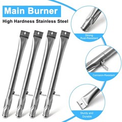 Nexgrill 4Burner Gas Grill Burners and Flame Tamers Replacement Kit 7200830X