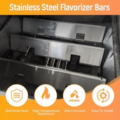 Spirit E-210 7635 Flavorizer Bars and 69785 Grill Burner for Weber Spirit I &…