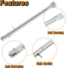 High Performance 17.5” Stainless Steel Members Mark Grill Burner Replacement