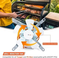 QuliMetal SUS304 Fire Burn Pot and Hot Rod Ignitor Kit, Induction Fan, 2.0 RP…