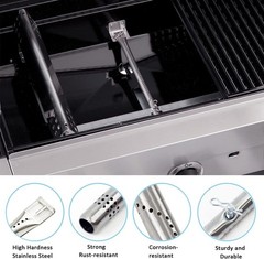 Durable Stainless Steel Parts for Charbroil Performance 2, 4, 5, 6 Burner Grills