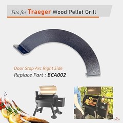 Right Door Stop Arc for Traeger BCA002,Grill Lid Door Arc for Most Traeger Pro 2