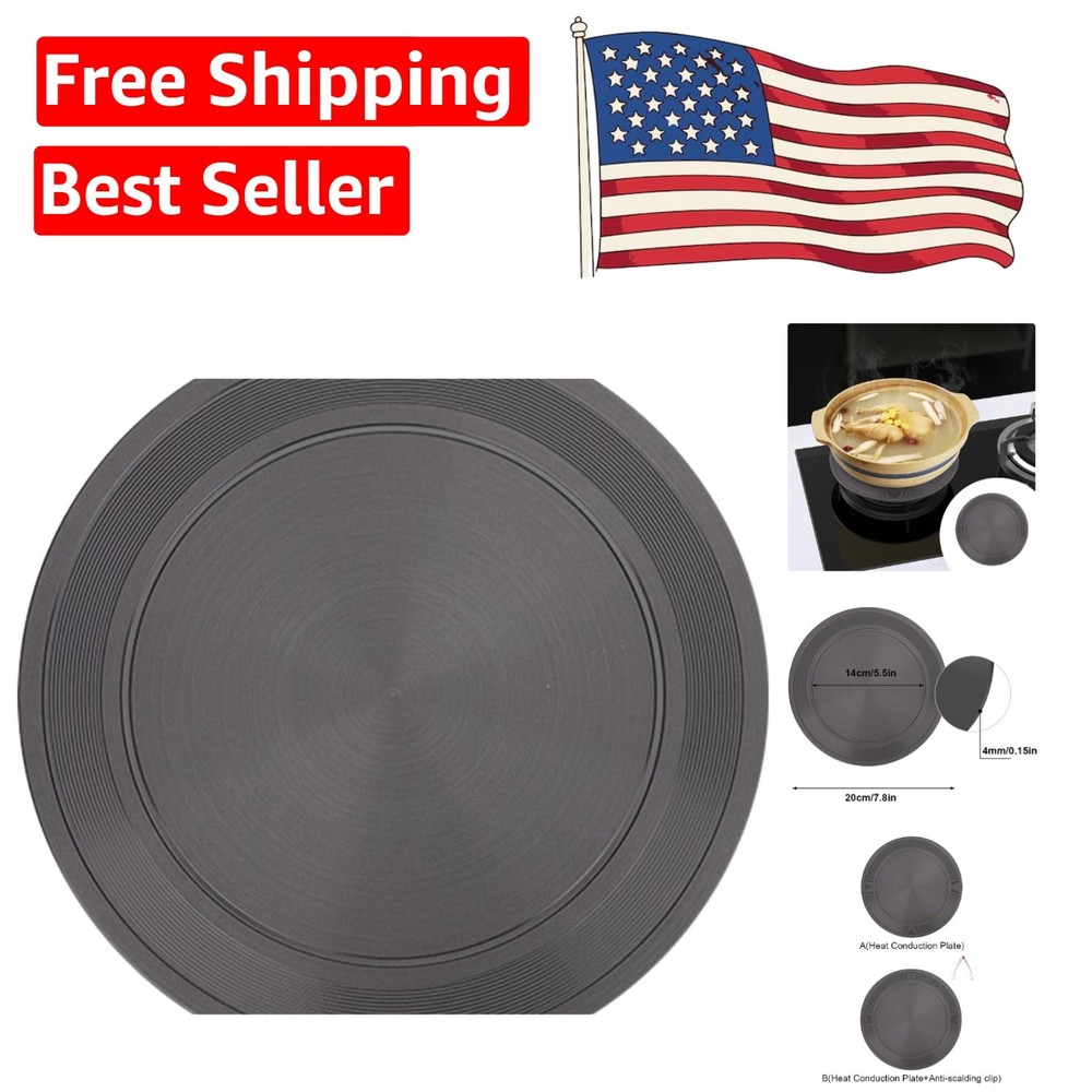 Versatile Non-Slip Heat Conduction Plate – Efficiently Defrost & Keep Food Warm