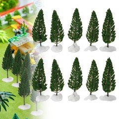 Complete Trees Pine Railway SL-16059 Trees 10pcs Accessories For Scale