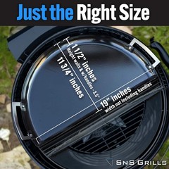 SnS Grills Drip ‘N Roast Pan 22″, All-in-One Drip Pan, Roasting & Baking Pan …