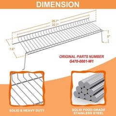 Charbroil Performance Grill Warming Rack – Swing Away Grid