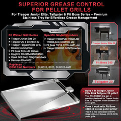 Grill Grease Tray Drip Pan for Traeger Tailgater Drip Tray Traeger Junior