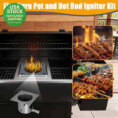 Fire Burn Pot Hot Rod Ignitor Replacement Kit for Pit Boss Traeger Pellet Grill