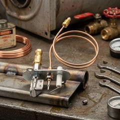 Gas Water Heater Safety Module with Oxygen Detection and Pilot Ignition Needle