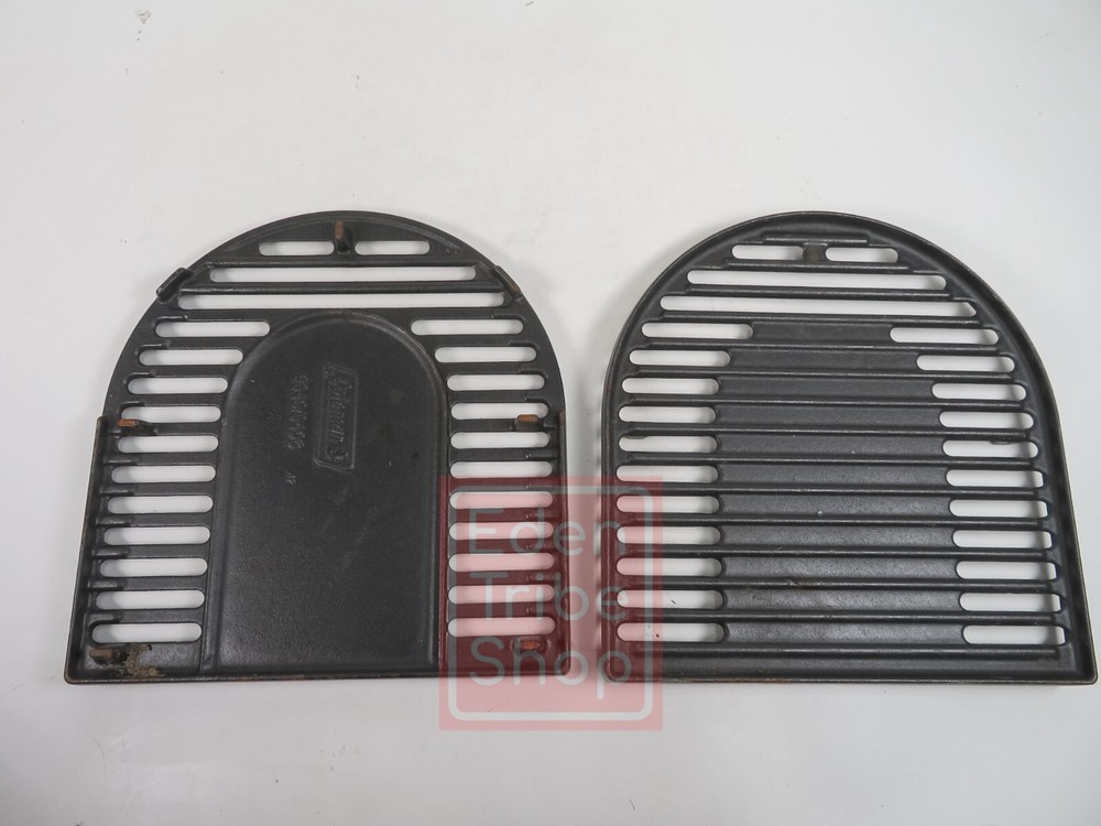 Pair of Coleman RoadTrip Swaptop Cast Iron Grill Grate Part