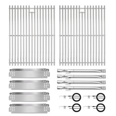 CANDANA Replacement Parts for Nexgrill 4 Burner 720-0830H Stainless Steel