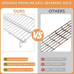 66044 Grill Warming Rack for Weber GS4 Genesis II 300 Series, Genesis II E310 E3