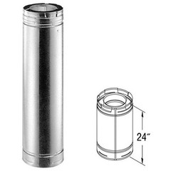 Duravent Galvanized Straight Length, 5″ID X 8″ OD X 24″L: 58DVA-24