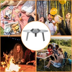FirePit Heat Deflector for Solo Stove Bonfire 19.5″, Portable Heat Diffuser w…
