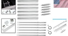 Complete Replacement Set: Burners & Heat Plates for Charbroil 2, 4, 5, 6 Burners