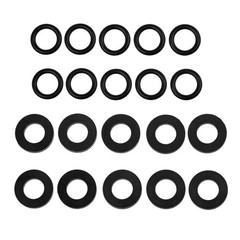 10Pcs and 10Pcs O-Rings for Soft Nose P.O.L. Fittings, Rubber Gas Leakage-Pro…