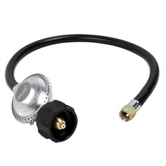 2/5/12 Ft. Propane Gas Grill Regulator and Hose, Propane Gas Pit Grill Hose 3/8″