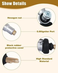 Main Burner Control Valve Manifold for Weber Genesis 300 Series (2011-2016) and
