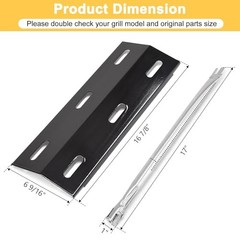 Grill Replacement Parts for Ducane 30400040 Parts, Porcelain Steel Heat Plates