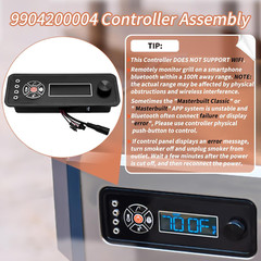 9904200004 Controller Compatible with Masterbuilt Gravity Series 1050 Digital Ch